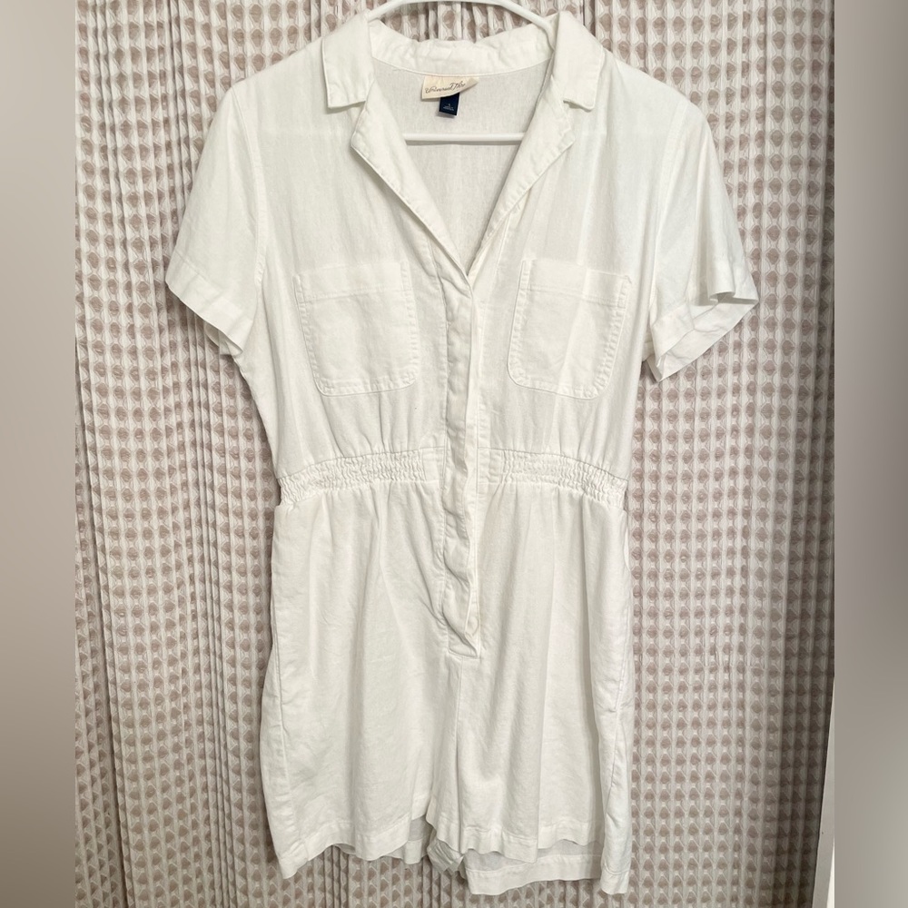Universal Thread white linen romper